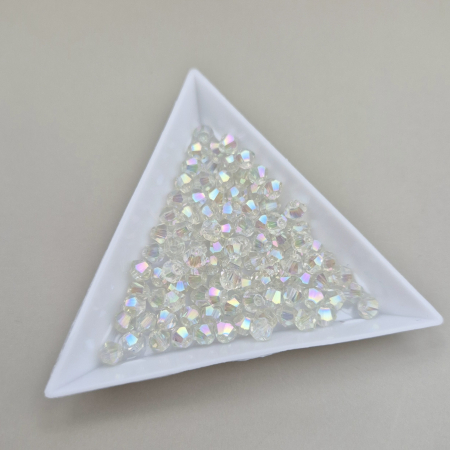 Galben/ Topaz - Margele 4mm biconice narcisa AB