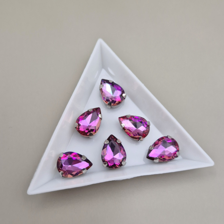 Strasuri - culori speciale - toate formele - Stras 10x14mm lacrima Light peach RB