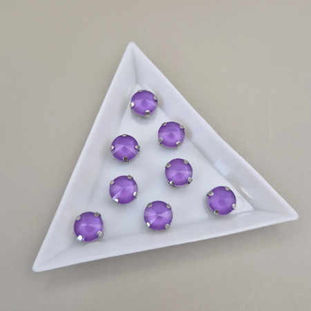 Strasuri - culori speciale - toate formele - Stras 8mm rotund mov jelly