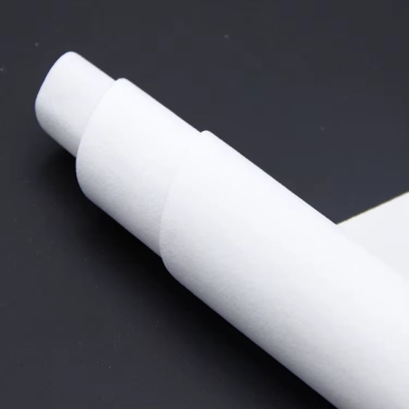 Piele intoarsa si catifea - Coala catifea ~20x30cm alb