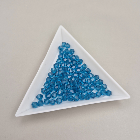 Biconice 4mm - Margele Biconice 4mm Albastru turcoaz