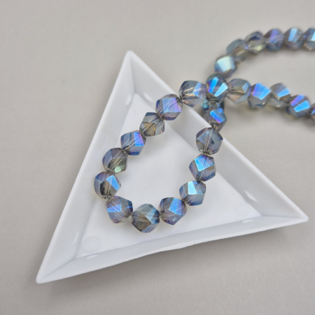 Alte forme - Margele fatetate 8mm grey AB