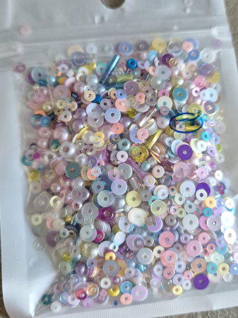 Sampanie - Mix paiete/margele macaron AB