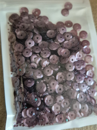 Mov/ violet - Paiete 6mm cupa ametist