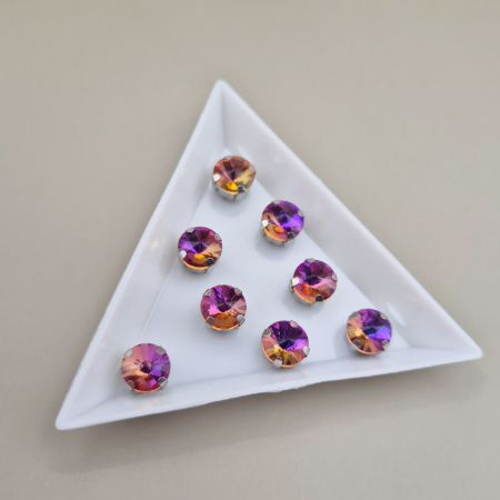 Strasuri - culori speciale - toate formele - Stras 8mm rotund topaz RB