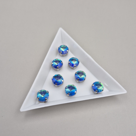 Strasuri Rotunde si Ovale - Stras rotund 8mm safir AB