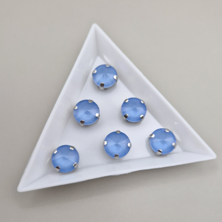 Strasuri - culori speciale - toate formele - Stras 10mm rotund Safir deschis jelly