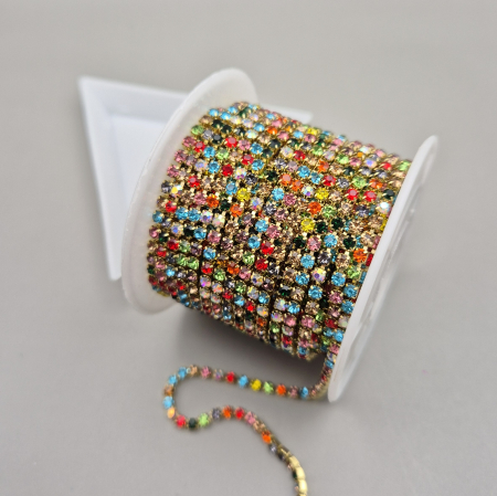 Toate Produsele - Lant strasuri Mix 2.5mm