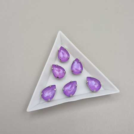 Strasuri Lacrima - Stras lacrima 10x14mm mov jelly