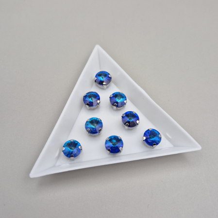 Strasuri Rotunde si Ovale - Stras 8mm rotund safir RB