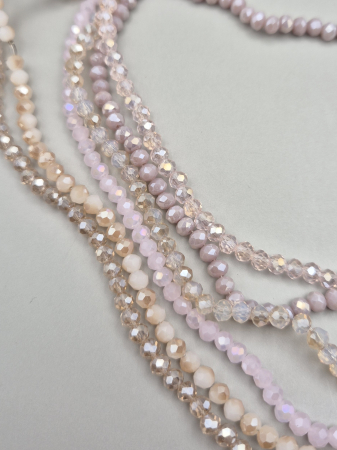 Ivoire - Mix margele fatetate - 6 seturi ~720 buc