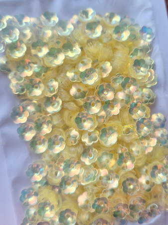 Paiete Floare - Paiete floare cupa 6mm galben JG