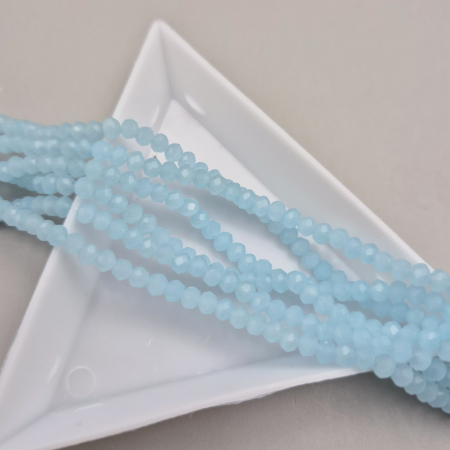 Fatetate 2x3mm - Margele fatetate 2x3mm bleu