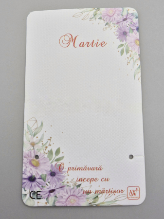 Martisor 2025 - Cartonase martisor 9x5.5cm - set 20 buc