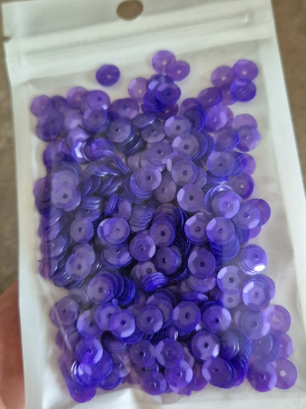 Mov/ violet - Paiete 6mm cupa mov