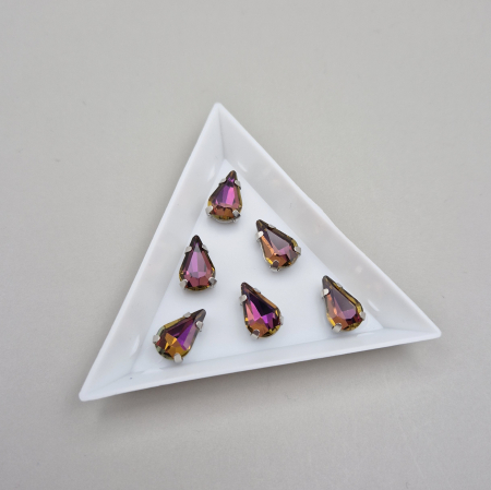 Strasuri Lacrima - Stras lacrima 8x13mm amethist RB