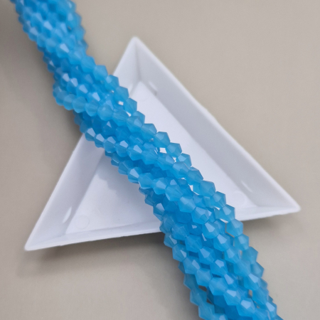 Margele - Margele 4mm biconice albastru