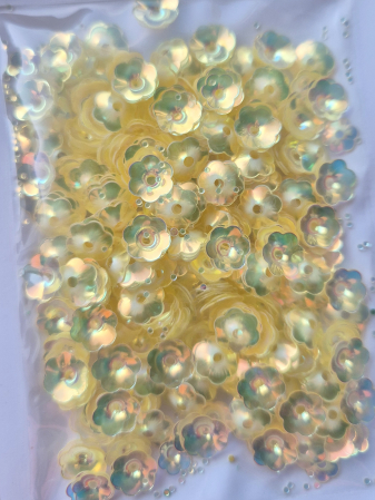 Paiete - Paiete floare cupa 8mm galben JG