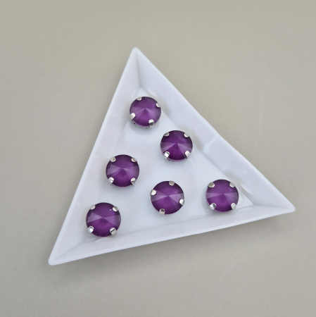 Mov/ violet - Stras 10mm rotund ametist jelly