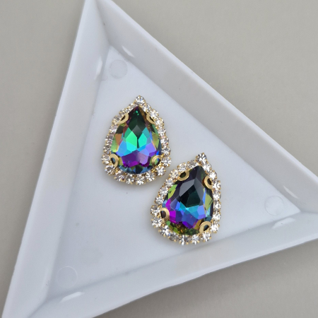 Toate Produsele - Stras 10x14mm lacrima multicolor RB