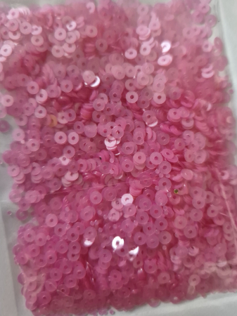 Paiete 3mm - Paiete 3mm rose mat