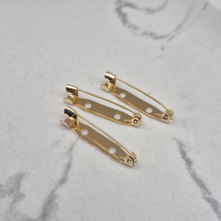 Toate Produsele - Ac brosa 30/35mm auriu deschis