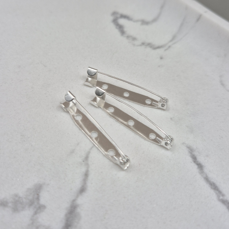 Toate Produsele - Ac brosa 35mm argintiu deschis