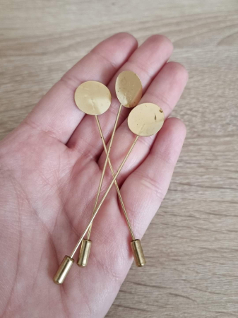 Ace brosa - Ac brosa auriu ~7.5cm lungime