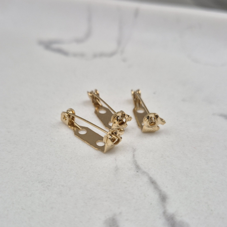 Ace brosa - Ac brosa cu siguranta 20mm auriu deschis