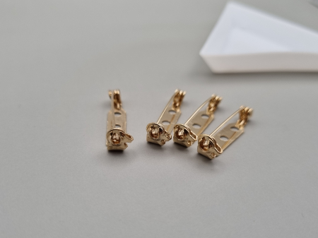 Ace brosa - Ac brosa cu siguranta 25mm auriu deschis