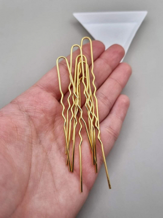 Piepteni/ bentite/ ace par/ clame metalice - Ac par auriu