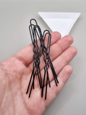 Piepteni/ bentite/ ace par/ clame metalice - Ac par negru