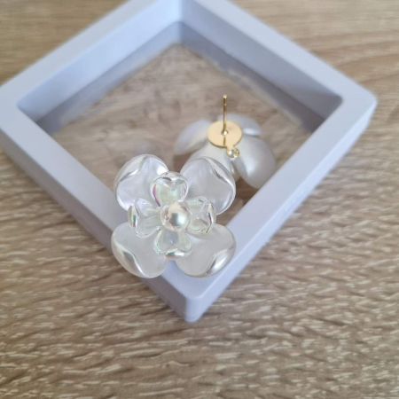 Baze cercei cristale zirconiu - Baze cercei Acrilice 22.2mm