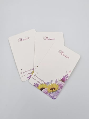 Martisor 2025 - Cartonase martisor 9x5.5cm texturate - set 20 buc