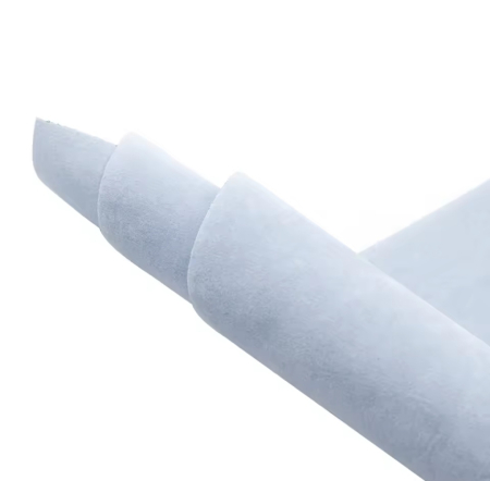 Albastru - Coala catifea ~20x30cm bleu-gri