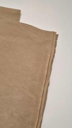 Piele intoarsa si catifea - Coala catifea ~45x30cm bej