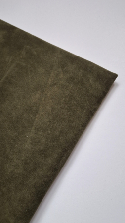 Piele intoarsa si catifea - Coala catifea ~45x30cm Khaki