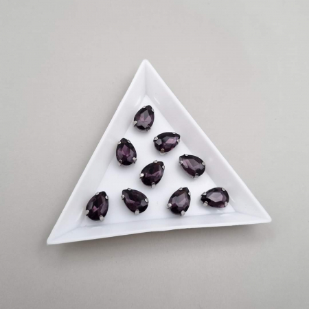 Mov/ violet - Stras Lacrima Mov 7x10mm