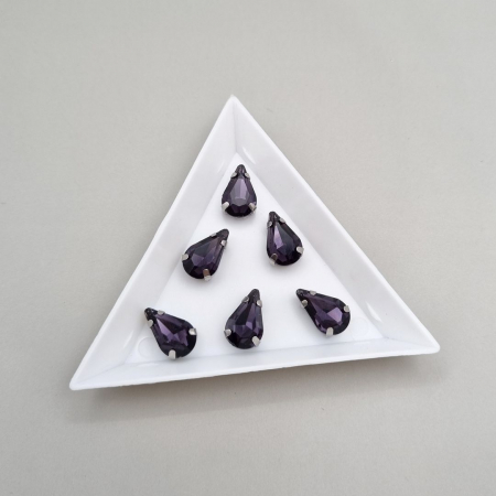 Mov/ violet - Stras Lacrima Mov 8x13mm
