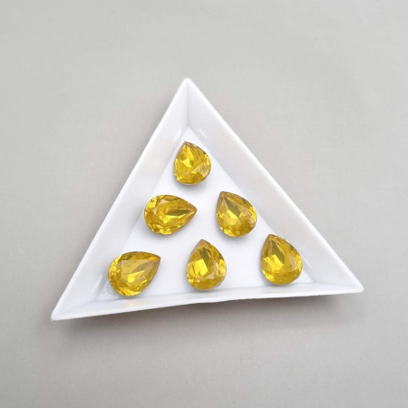 Strasuri fara montura - Stras Rasina - Topaz 10x14mm