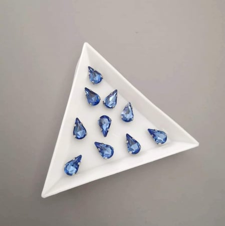 Strasuri Lacrima - Stras Lacrima Safir deschis 6x10mm