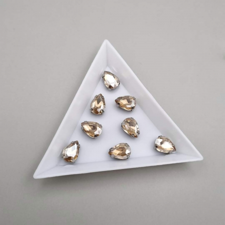 Sampanie - Stras Lacrima Sampanie 7x10mm