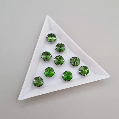 Strasuri Rotunde si Ovale - Stras Rotund Olive 8mm