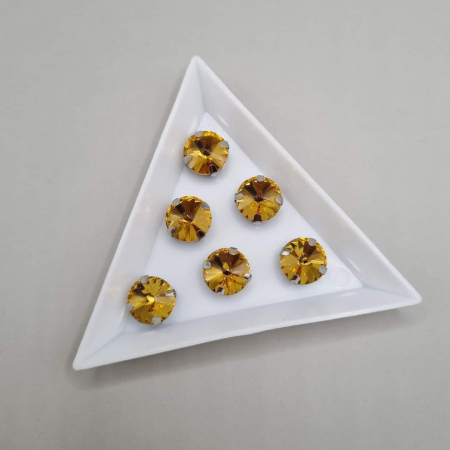 Strasuri Rotunde si Ovale - Stras Rotund Topaz 10mm