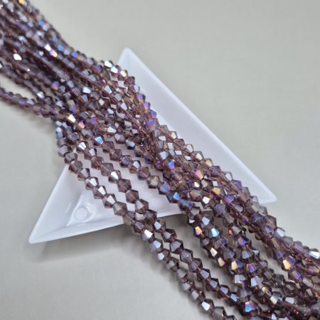Biconice 4mm - Margele 4mm biconice mov AB
