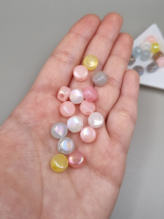 Accesorii Acrilice - Margele acril 8x5mm mix