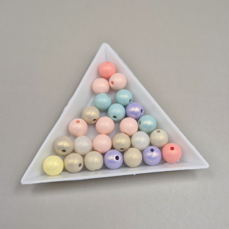 Accesorii Acrilice - Margele acril mix 8mm