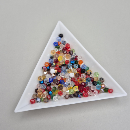 Biconice 3mm - Margele biconice 3mm mix