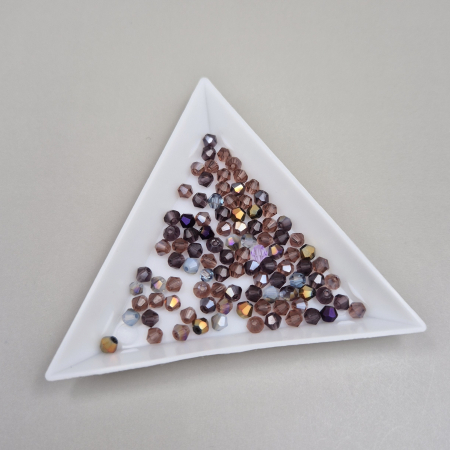 Biconice 3mm - Margele Biconice 3mm mix mov