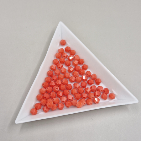 Rosu - Margele Biconice 4mm Melon